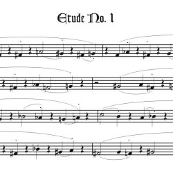 Étude No. 1