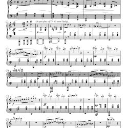 “Gnossienne No. 7”, the opening of <i>Trois morceaux en forme de poire</i>, arr. for piano two-hands